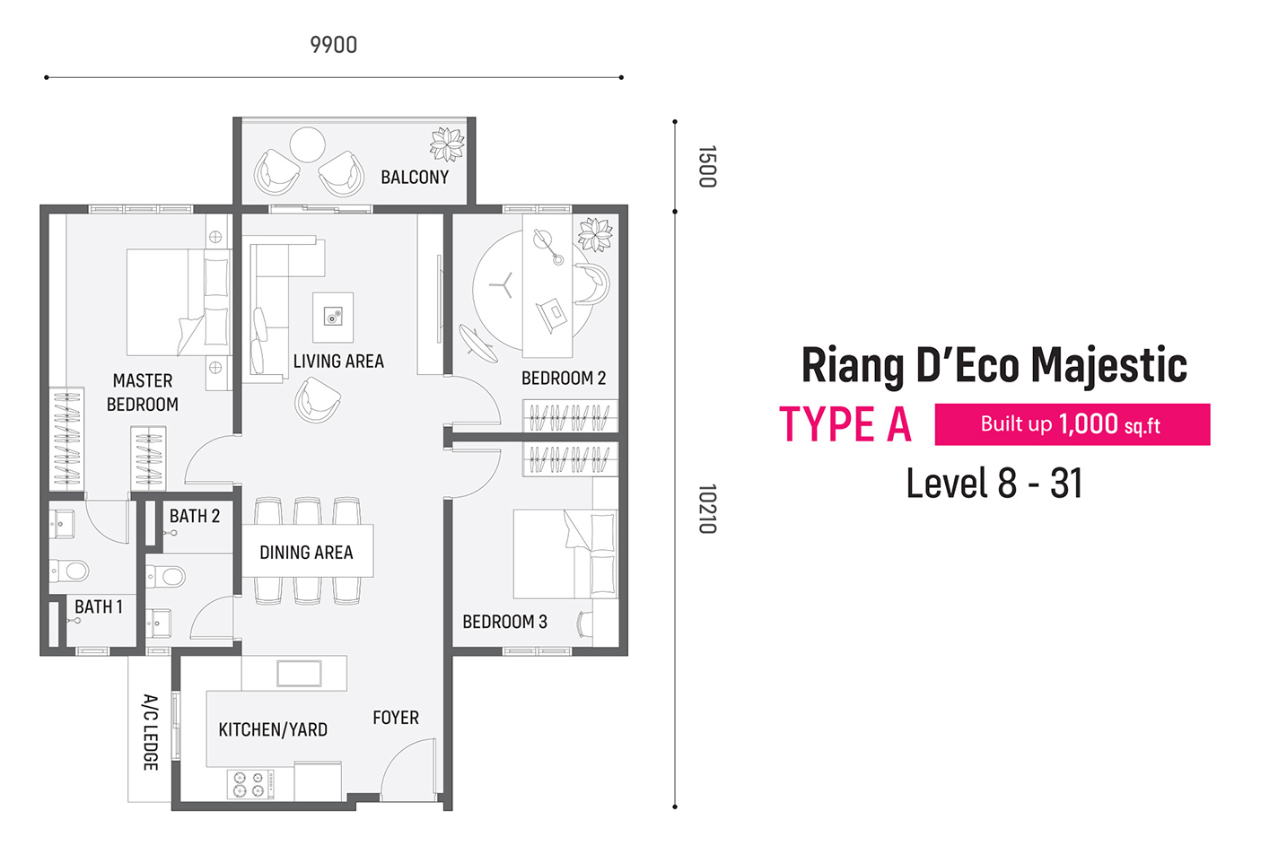 Riang @ Eco Majestic Layout Plan